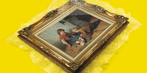painting in a gold frame