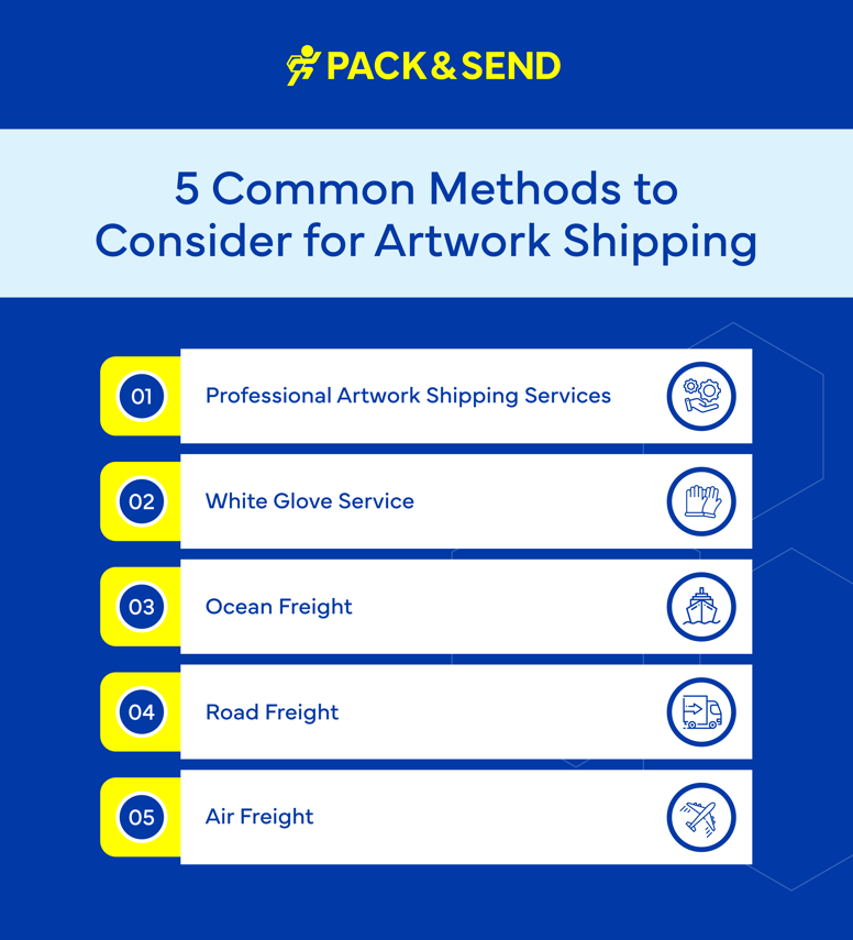 5 Common Methods to Consider for Artwork Shipping
