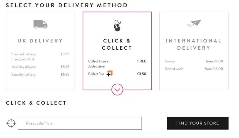 Click-and-collect-checkout