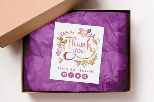 Thank-you-Note-on-gift-packaging