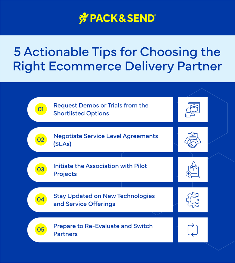 5 Actionable Tips for Choosing the Right eCommerce Delivery Partner