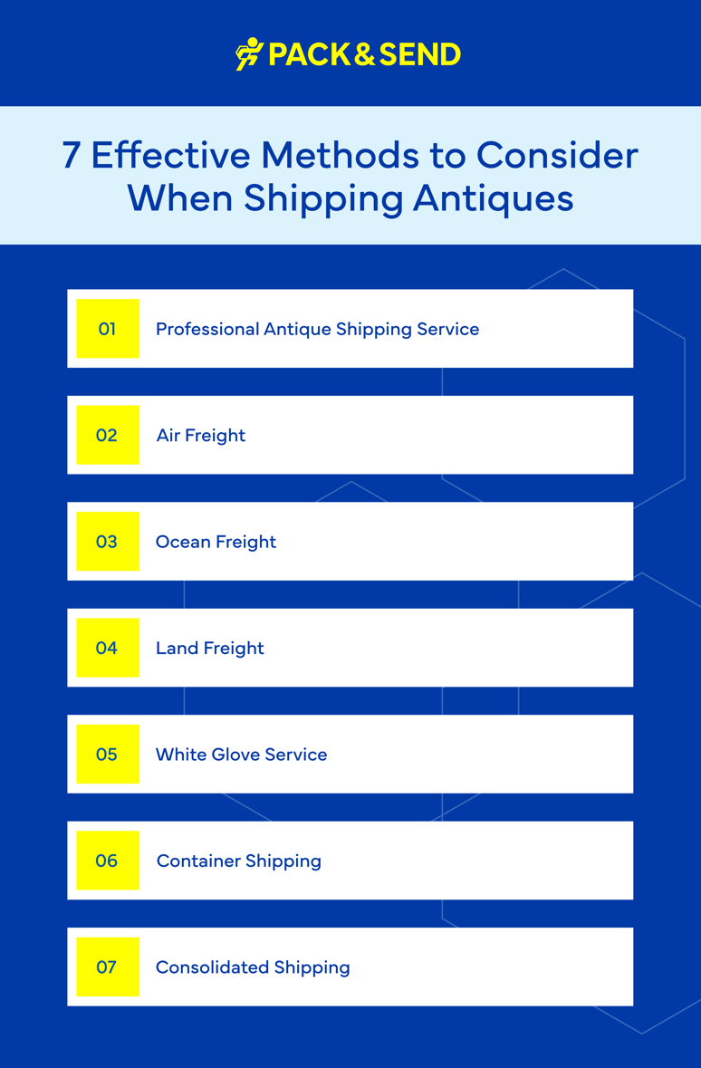 7 Effective Methods to Consider When Shipping Antiques