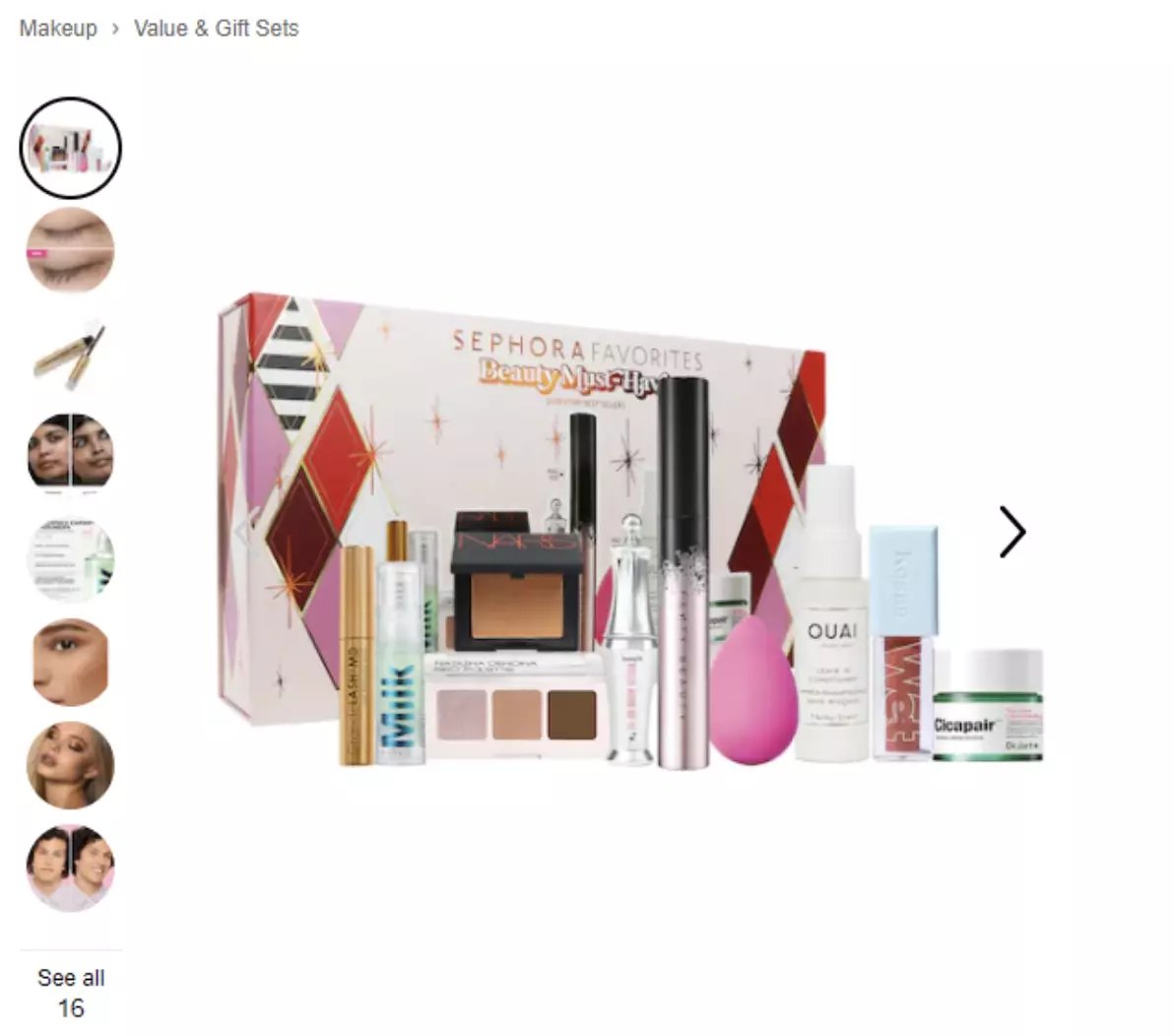 Sephora has bundled 16 beauty products together