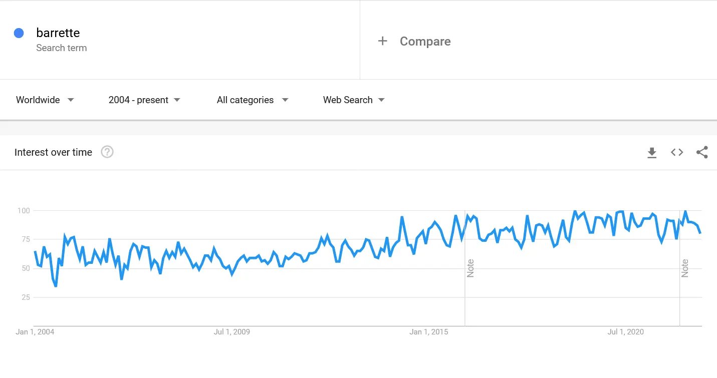 Barrettes-google-trends
