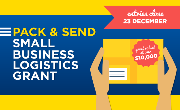Last chance to register for the PACK & SEND Small Business Logistics Grant