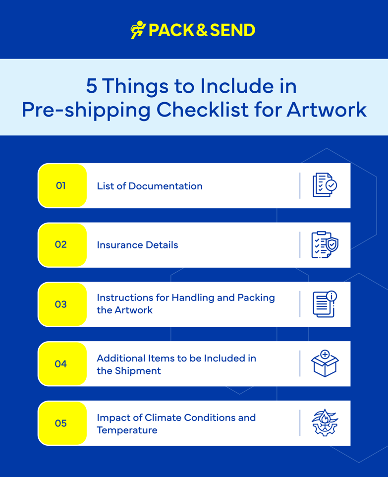 5 Things to Include in Pre-shipping Checklist for Artwork