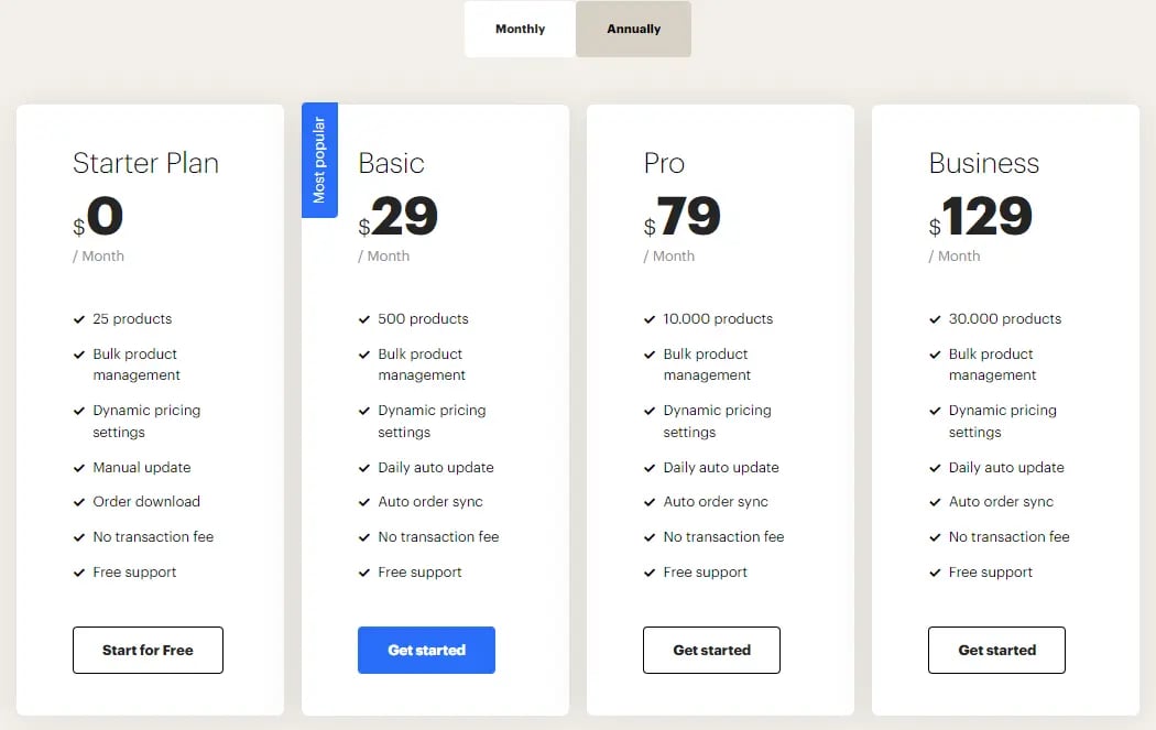 syncee-pricing