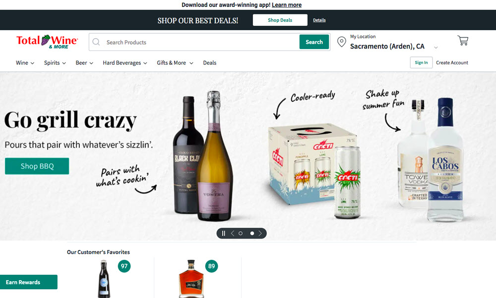 16. Total Wine UX