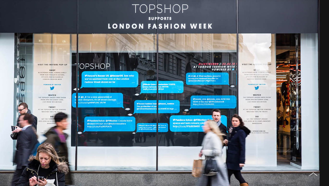 Top shop out of home billboard