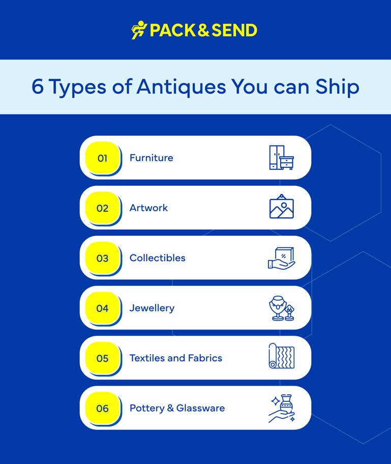 6 Types of Antiques You can Ship