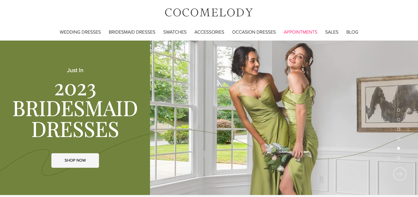 Cocomelody website homepage