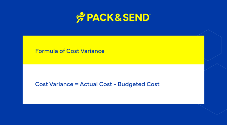Formula of Cost Variance
